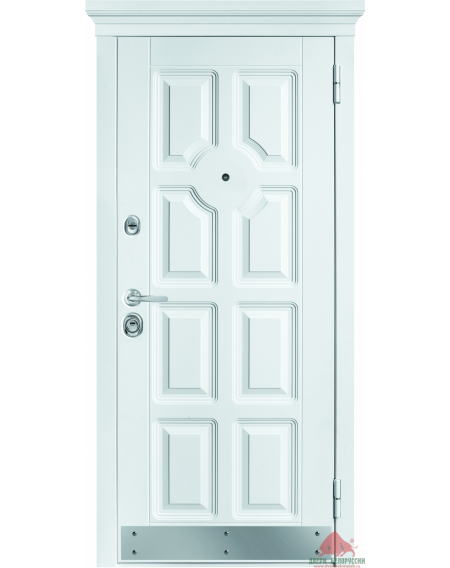 Дверь входная металлическая М707 Белый супермат