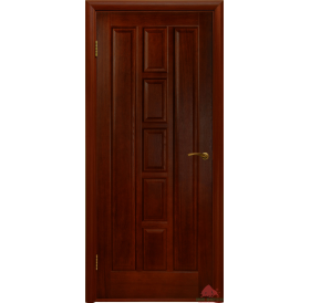 Дверь межкомнатная Квадро красное дерево ПГ