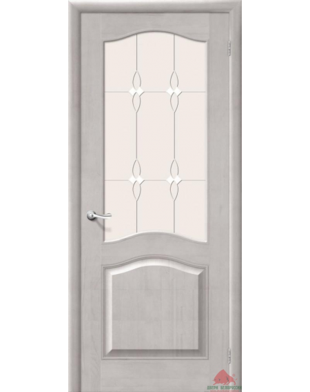 Дверь межкомнатная Модель №7 белый воск ПО
