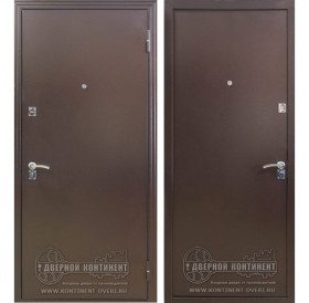 Входная металлическая дверь Дверной Континент Стандарт Плюс (Металл / Металл)