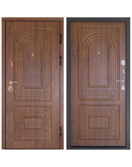 Входная дверь Дверной Континент Флоренция (Дуб золотой / Дуб золотой)