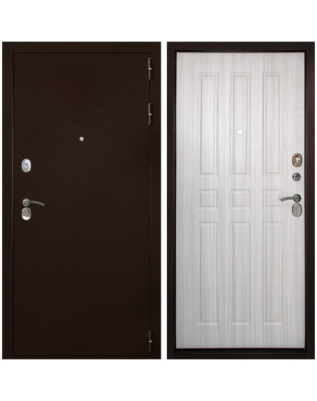 Входная металлическая дверь Дверной Континент Гарант 100 (Дуб беленый)